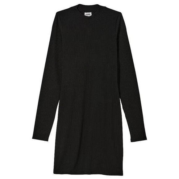 NWT Victoria’s Secret PINK Black Cotton Dress - Picture 6 of 7